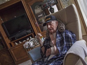 Petter Blindheim is seen in his home in Halifax on Friday, June 3, 2016. A family's bid to gain entry to a veterans' hospital for a 94-year-old man decorated for his service in the Second World War has been rejected. THE CANADIAN PRESS