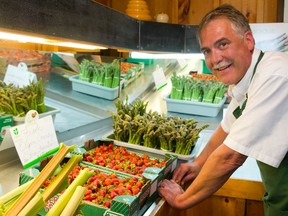 Steve Peters says he?s come full circle from working as a youth bagging groceries at the A&P to being general manager of the Salt Creek Market on Highbury Avenue just north of St. Thomas. (MIKE HENSEN, The London Free Press)