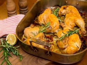 Chicken with Lemon and Rosemary. (MIKE HENSEN, The London Free Press)