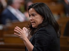 Justice Minister Jody Wilson-Raybould answers a question during Question Period in the House of Commons in Ottawa on Thursday, June 9, 2016. The Senate has sent the federal government's controversial bill on assisted dying back to the House of Commons with a major amendment. Wilson-Raybould has signalled that the government will not accept the change. THE CANADIAN PRESS/Adrian Wyld