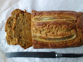 This June 2, 2016 photo shows banana bread with cardamom in London. In small amounts, cardamom has delicate floral and eucalyptus notes, which brings out the best in more traditional ingredients in banana bread and makes for a fragrant treat.