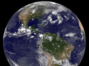 Western hemisphere view of the Earth. NASA