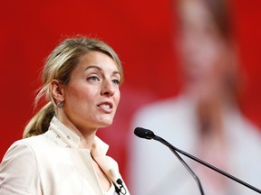 Canadian Heritage Minister Mélanie Joly. CP