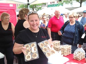 Bob Boughner photo
Over 100,000 butter tarts sold at Midland's Butter Tart Festival this past week. The event attracted over 10,000 people from across Ontario as well as from Michigan.