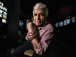 Auschwitz survivor Max Eisen at the Toronto Holocaust Museum on June 6, 2016. (Craig Robertson/Toronto Sun)