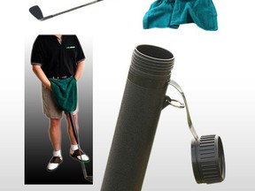 The Uro Club, a "portable urinal" shaped like a golf club to fit in your golf bag, can be purchased on Amazon.com. (Amazon.com)