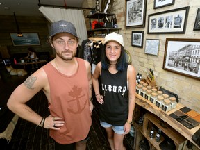 Dan Phillips and Meghan Kraft, founders of Illbury + Goose in London, are about to open a new store in Toronto?s Queens West neighbourhood. (MORRIS LAMONT, The London Free Press)