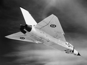 The first Arrow was introduced to the public in October, 1957. Avro's Arrow RL 201, the first, flew on March 28 of the following year. But it was all for naught when the Conservative government cancelled the project on Feb. 20, 1959. All examples were abruptly destroyed.
