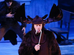 John Tory dressed as a moose in Ballet Jorgen Canada’s production of the Nutcracker, held at Toronto’s Betty Oliphant Theatre, Sunday November 29, 2015. (JACK BOLAND/Toronto Sun)