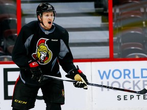 Senators’ Dion Phaneuf will face off against his former team — the Leafs — to start the pre-season. (Errol Mcgihon/Postmedia)
