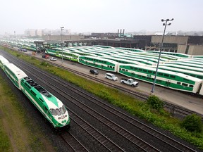 GO Transit trains (Dave Abel/Toronto Sun files)