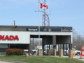 The border crossing at Sprague, Man. (CBSA PHOTO)