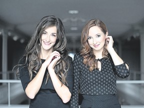 Quebec pianists Amelie Fortin and Marie-Christine Poirier will perform on May 3, 2017, the grand finale of the Sarnia Concert Association's 2016-2017 season.