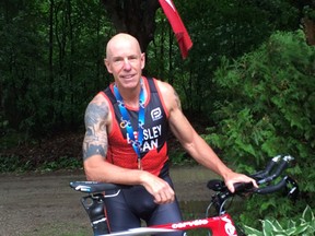 Steve Beasley came in first place at the International Triathlon Union’s Duathlon World Championships in Aviles, Spain on June 5. (Contributed photo)