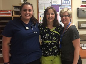 Carling Mackenzie (left) nominated Lori Pullen, RN, for the Arthur Labatt Family School of Nursing Preceptor Award. (Contributed photo)