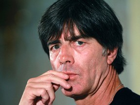 Germany's soccer manager Joachim Low.  (AP Photo/Peter Morrison)