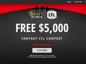 DraftKings team with CFL
