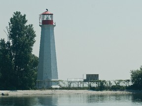 Main Duck Island lighthouse.