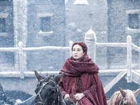 Carice van Houten as Melisandre in a scene from Game of Thrones. (Handout photo)