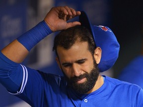 Blue Jays' Jose Bautista is on the DL with a toe injury. (AFP)
