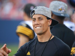 Chad Owens will suit up for the Hamilton Tiger-Cats on Thursday when they help the Argos open their new home at BMO Field.  (Jack Boland, Toronto Sun)