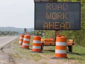 Road work ahead