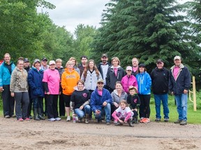 Participants of the fourth annual Crisis Line and Kids Helpline Walk/Run at the Vermilion Provincial Park on Thursday, June 16, 2016, in Vermilion, Alta. Taylor Hermiston/Vermilion Standard/Postmedia Network.