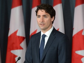Prime Minister Justin Trudeau addresses an end-of-session news conference on Parliament Hill in Ottawa on Wednesday, June 22, 2016. THE CANADIAN PRESS/Adrian Wyld