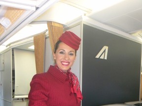 Alitalia flight attendant