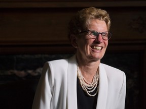Ontario Premier Kathleen Wynne is photographed in her office in Queen's Park June 9, 2016. (THE CANADIAN PRESS/Chris Young)
