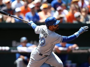 Devon Travis hit leadoff during Wednesday's game against Arizona. (AFP)