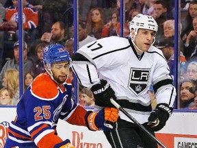 Milan Lucic could go from being a thorn in the Oilers side to being member of the team. (Getty Images)