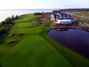 In addition to a plunge pool, U.S. Open-style tennis courts and a spa, Cobble Beach's crown jewel is the renowned Doug Carrick-designed 18-hole golf course.