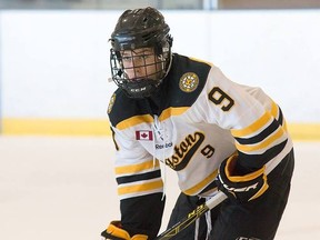 Kingston’s Tyson Moore plays hockey and ball hockey. He’s a member of the Canadian team playing at the world under-16 ball hockey championship in Prague. (Tim Gordanier/The Whig-Standard)