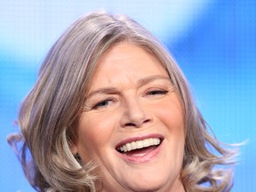 Actress Kelly McGillis speaks onstage during the 'Love Finds You in Sugar Creek, Ohio' panel discussion at the UP portion of the 2014 Winter Television Critics Association tour at the Langham Hotel on January 11, 2014 in Pasadena, California. (Frederick M. Brown/Getty Images)