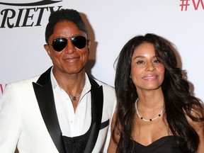 Jermaine Jackson and Halima Rashid. (Nicky Nelson/WENN.COM)