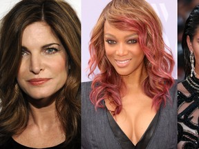 (L to R) Stephanie Seymour, Tyra Banks, Kendall Jenner. (WENN.com)