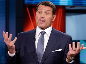 Tony Robbins is seen in a March 17, 2016 file photo.  (AP Photo/Richard Drew)
