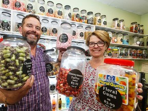 Kathy and Nigel Prosser run Be-a-Bella, a candy and gifts shop, at 6510 - 112 Avenue in Edmonton on Friday, June 24, 2016. The store stocks many candy products from the United Kingdom which may become cheaper after the impact of the vote in the United Kingdom to leave the European Union. Ian Kucerak / Postmedia