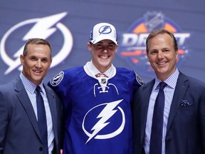 Brett Howden (centre). (BRUCE BENNETT/Getty-AFP)