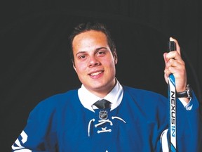 Maple Leafs first-round pick Auston Matthews. (AFP)