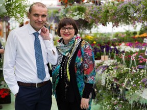 Eliza Reid and her husband, Gudni Johannesson are shown in this handout image during his campaign in Iceland. In just a few days Reid, an Ontario woman, will find out if she is to become the first lady of Iceland. (THE CANADIAN PRESS/HO-Hakon Broder Lund)