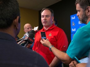 Ottawa Senators general manager Pierre Dorion meets with the media in Ottawa on June 20, 2016. (WAYNE CUDDINGTON/Postmedia)