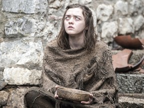 Maisie Williams as Arya Stark in "Game of Thrones."