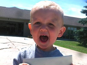 Two-year-old Ben Lackey mailed his soother away because he's a growing boy and no longer needs it, and received a big congratulations from a staff member at the  Shedden post office. Ben, who suffers from reflex anoxic seizures, is the inspiration behind a support group for the rare nervous system condition that has reached 256 people throughout Canada and the U.S.