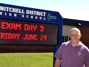 Fred Kindler, the Mitchell District High School (MDHS) Special Education department head, said a fond farewell to the school's staff and students this week as he retires from education. GALEN SIMMONS MITCHELL ADVOCATE