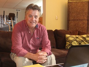 Dave Airey, at his home in Kingston, is helping found a Kingston chapter of the Canadian Christian Business Federation, where Christian businesspeople can discuss ways to incorporate Christian values into their work lives. (Michael Lea/The Whig-Standard)