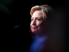 Democratic presidential candidate Hillary Clinton pauses while speaking at a Rainbow PUSH Women's International Luncheon at the Hyatt McCormick in Chicago, Monday, June 27, 2016. (AP Photo/Andrew Harnik)