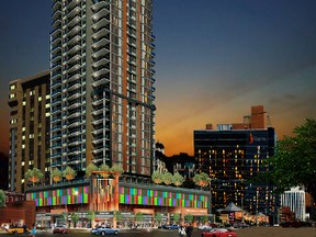 The Emerald Tower will stretch 45 storeys in Edmonton's Oliver neighbourhood.