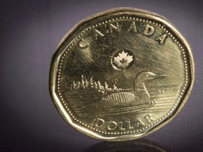 File photo of a loonie. (THE CANADIAN PRESS/Jonathan Hayward)